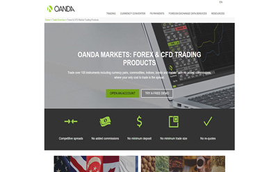 Forex & CFD Trading Products at OANDA